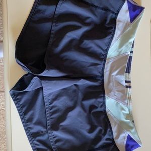 Lululemon Navy Speed Up short 8